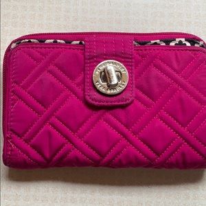 Vera Bradley hot pink wallet